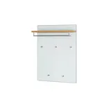 Möbel Kraft Garderobenpaneel Duna 80 x 109 x 27 cm Weiß