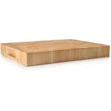 Lacor 60488 Schneidebrett Rubber, Holz, braun, 53 x 33 x 5 cm