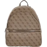 GUESS Manhattan Large Backpack latte logo