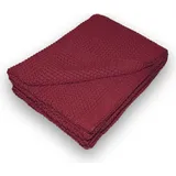 Betten-ABC Traumhaft gut schlafen Strickdecke – Kuscheldecke in verschiedenen Farben, 100% Polyester