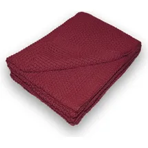 Betten-ABC Traumhaft gut schlafen Strickdecke – Kuscheldecke in verschiedenen Farben, 100% Polyester