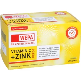 Wepa Vitamin C + Zink Kapseln 60 St.