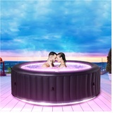 MSPA Miweba MSpa Whirlpool Urban Aurora U-AU061 für 6 Personen mit LED, M-ONE und Ozon-Desinfektion (U-AU061)