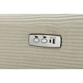 Uno Sessel mit Relaxfunktion Glen 77 x 102 x 97 cm Beige elektrisch