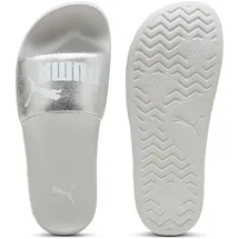 Puma Leadcat 2.0 Metallic Whisper Pantoletten Damen 02 - PUMA silver/PUMA white/feather gray 35.5