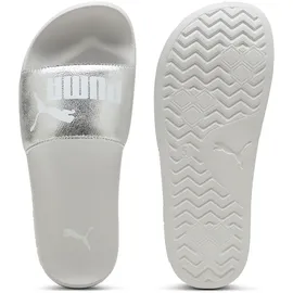 Puma Leadcat 2.0 Metallic Whisper Pantoletten Damen 02 - PUMA silver/PUMA white/feather gray 35.5