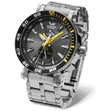 Vostok Europe Energia Rocket Herrenuhr mit Edelstahlband Automatik 30 ATM Datum YN84-575A539-B