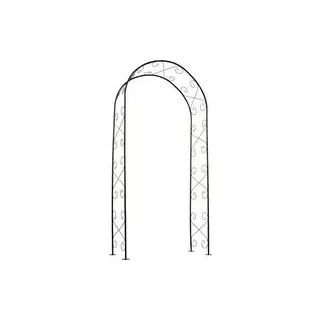 Versele-Laga Nature Rosenbogen Metall 100x37x230 cm Schwarz