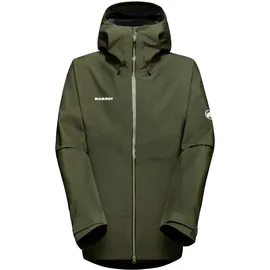 Mammut Crater IV HS Kapuzenjacke dark marsh S