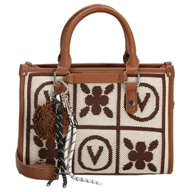 Valentino Tyle Henkeltasche Kunstleder Beige/Braun