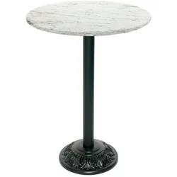 Restootab Stehtisch Bistrot-Stil Ø70cm - Modell Calacatta