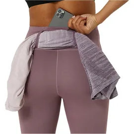 Asics Road High Waist Damen Tights, schwarz - M