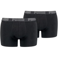 Puma Basic Boxershorts black/black L 2er Pack