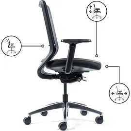 Yaasa Chair Classic Stoff Schwarz
