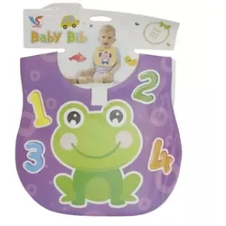 Baby-Lätzchen mit Froschmuster - verschiedene
