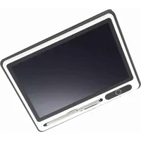 Dioche Elektrischer Notizblock 9 Zoll Elektronischer Notizblock LCD Zeichenblock Geschäftsbedarf Handmalwerkzeug (Schwarz (mit Kunstledertasche)) (schwarz (mit Lederetui))
