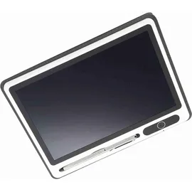 Dioche Elektrischer Notizblock 9 Zoll Elektronischer Notizblock LCD Zeichenblock Geschäftsbedarf Handmalwerkzeug (Schwarz (mit Kunstledertasche)) (schwarz (mit Lederetui))