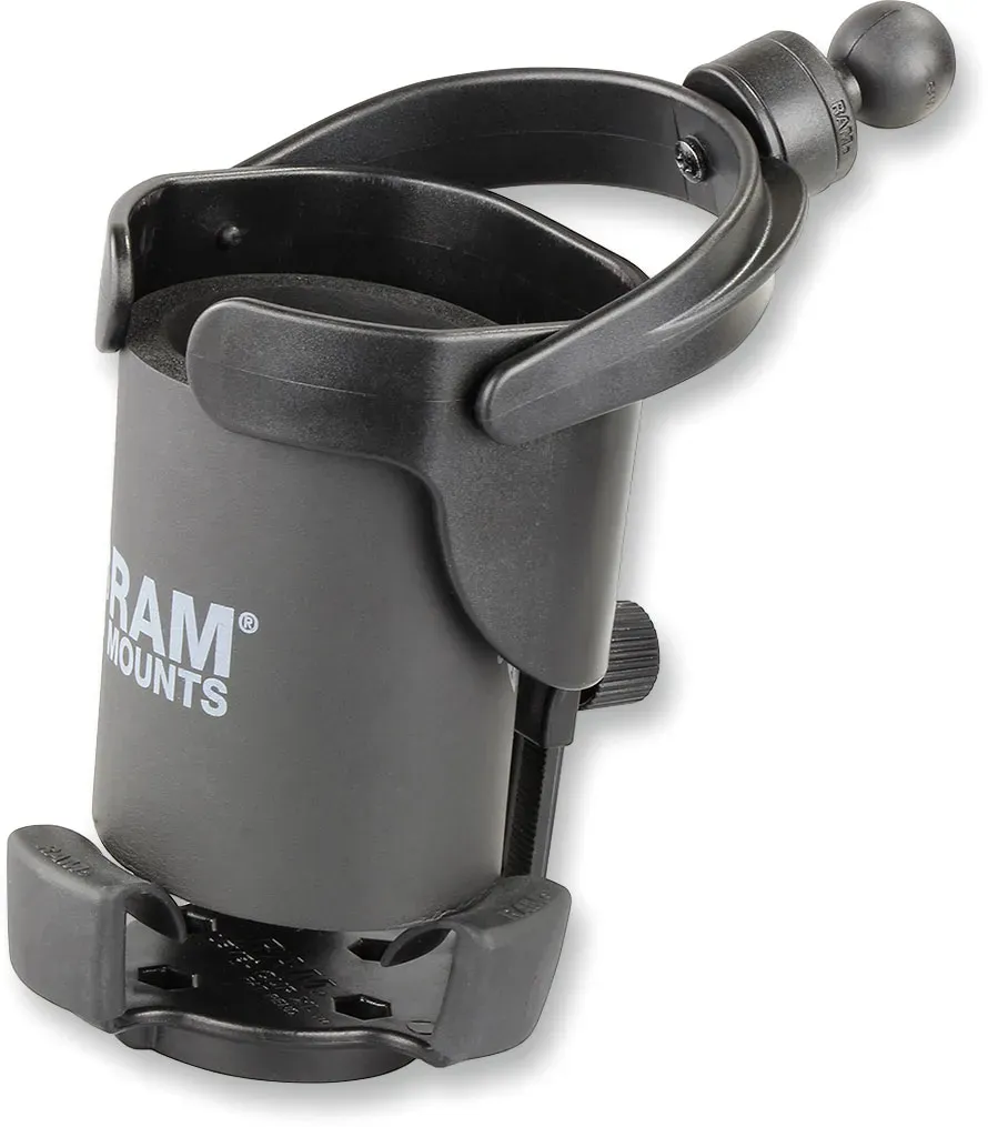 Ram Mount Level Cup XL w. Ball, porte-boisson - Noir