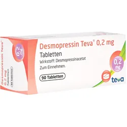 Desmopressin Teva 0,2 mg Tabletten 90 St