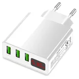 Eaxus USB-Charger Handy Ladegerät USB mit Schnellladefunktion Weiß