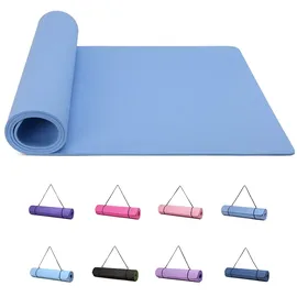 Good Nite Yogamatten Für Frauen Rutschfeste Strukturierte Oberflächen Gymnastikmatte Yoga Matte Dicke 6 mm 10 mm Mit Tragegurt Tpe-Übungsmatte Für Yoga Pilates Gymnastik (183X61cm)