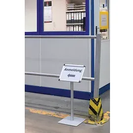 Franken Infoständer silber DIN A4 28,0 x 28,0 x 72,5 cm, 1 St.
