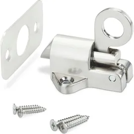 SO-Tech Selbstschließender Türriegel 4er Pack Silber