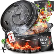 grillas Dutch Oven 9 l Gusseisen