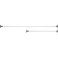 Wenko Klemmstange »Herkules«, ausziehbar, 80-145 cm, stufenlos ausziehbar, grau