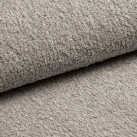 FEDVE Polsterbett Mendocino aus Bouclé-Stoff 200x200 Beige - Beige