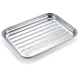 OEM Grillkorb 35 x 24 cm Edelstahl silber