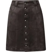 STREET ONE Veloursrock Damen Braun 44
