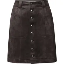 STREET ONE Veloursrock Damen Braun 44