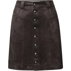 STREET ONE Veloursrock Damen Braun 44