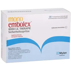 MONO EMBOLEX 8.000 I.E. Therapie Sicherheitsspr. 28 St