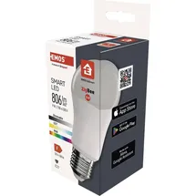 EMOS GoSmart CCT+RGB LED-Lampe A60 E27 ZigBee