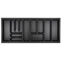 SO-Tech orga-box VIII Besteckeinsatz 1111 x 480 mm Lavagrau