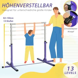 Homcom Turnreck 13-stufig höhenverstellbar Violett