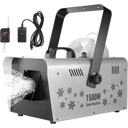 VEVOR Schneemaschine 1500W Drahtlose Fernbedienung Handheld Schneemaschine