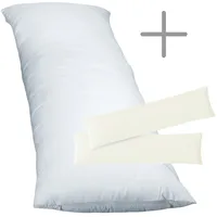 EXKLUSIV HEIMTEXTIL 1 x Füllkissen 40x80 cm + Jersey