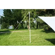 Floracord Metallstange für Sonnensegel 270 cm Stahl weiß