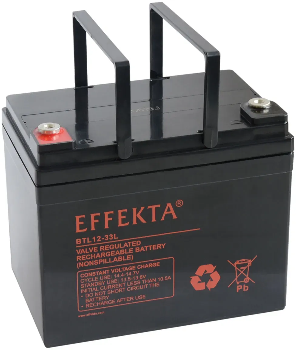 Effekta BTL 12-33L 12V 33Ah Blei Akku / Blei-Vlies Akku AGM VRLA