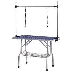 PawHut Trimmtisch, blau, BxHxL: 170 x 107 x 107 cm