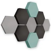 Platino24 Akustikpaneel Edition LOFT bunt 9 St. Ø 30