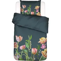 Essenza Eloise Bettwäsche 135 x 200 cm dunkelgrün mit