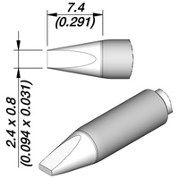 Jbc Lötspitze Serie C245E, C245160E/1,6 x 0,5 mm, Meißelform