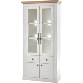 OTTO home Vitrine Westminster 97 x 42 x 202 cm Weiß