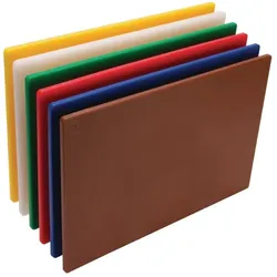 Hygiplas Standard Schneidebretter Set Mit Geringer Dichte (6 Stück)