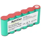 AccuCell Akku passend für Wolf Rasenschere Accu 60, ACCU60, 6 VSE 4/5A7,2 Volt 2150mAh