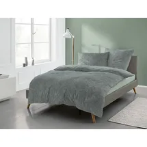 IRISETTE Flausch-Cotton Samt Northampton 155x200+80x80 cm mink